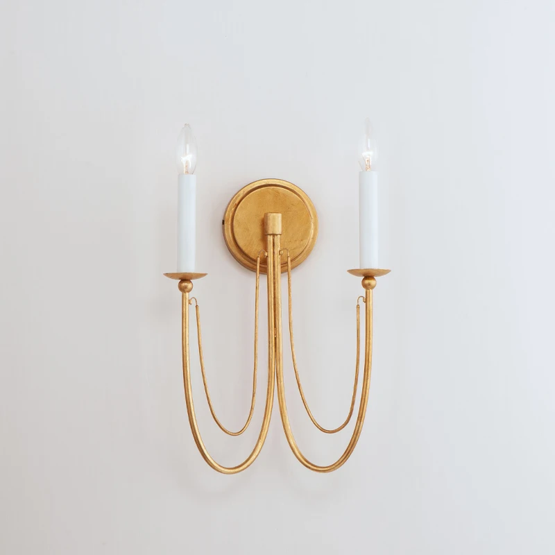 

Wall lamp bedroom, creative decoration simple American atmosphere retro bedside master bedroom room background wall aisle