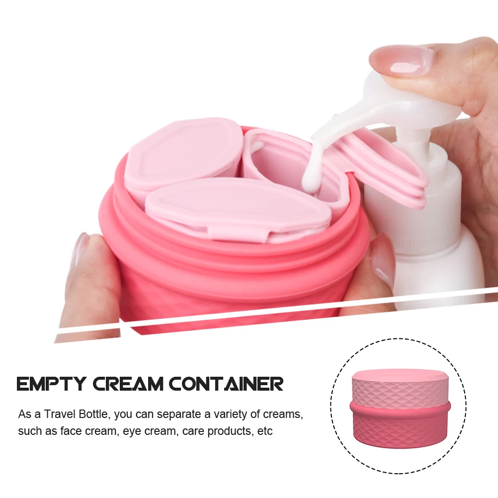 

Beauty Packing Box Travel Cream Container Small Containers for Creams Size Serum Silicone Vials Travel Toiletry Bottle Reusable