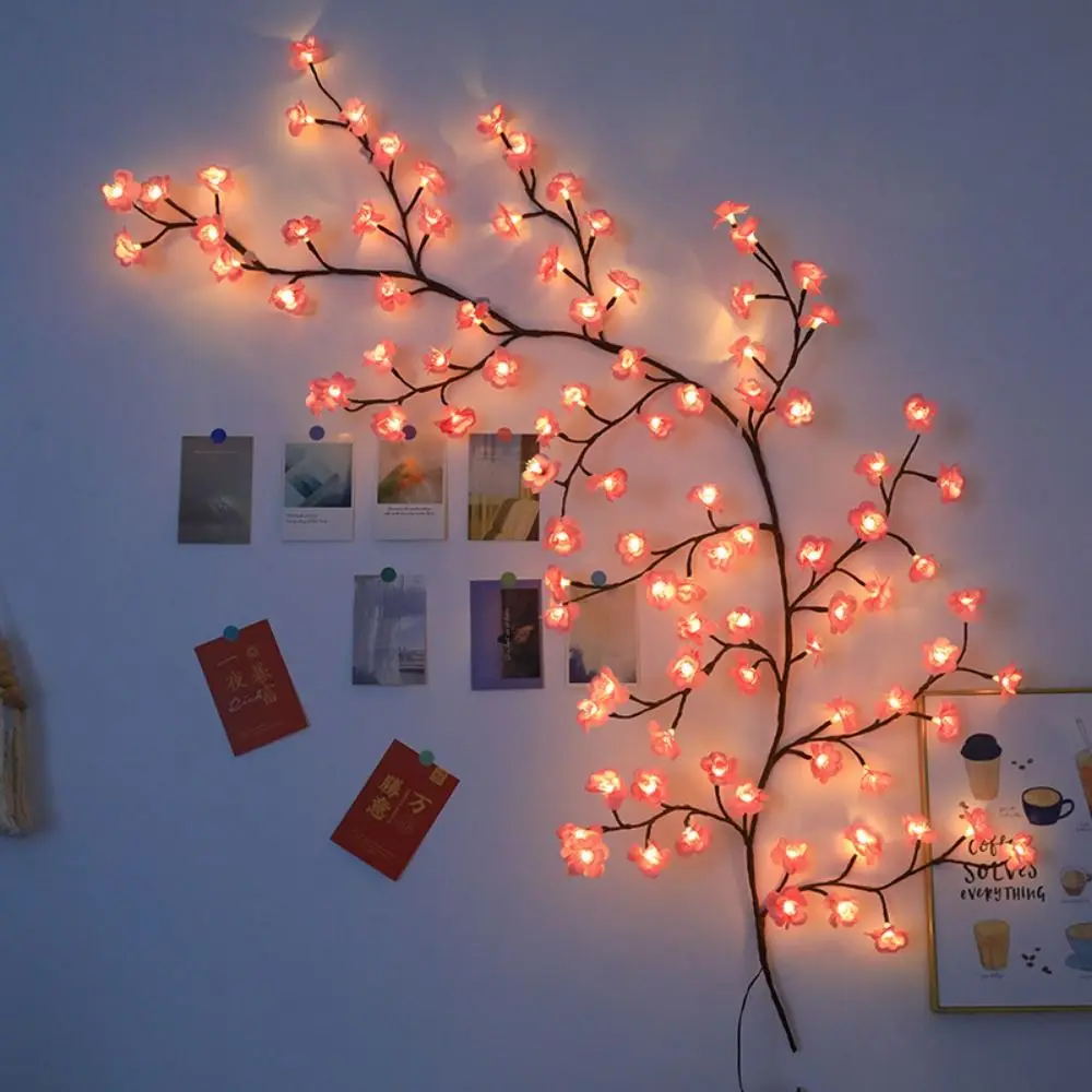

Creative LED Cherry Blossom Light Luminous 48/72/96/144 LED Wall Decor Light Multi-color Decorative Atmosphere Light Strings