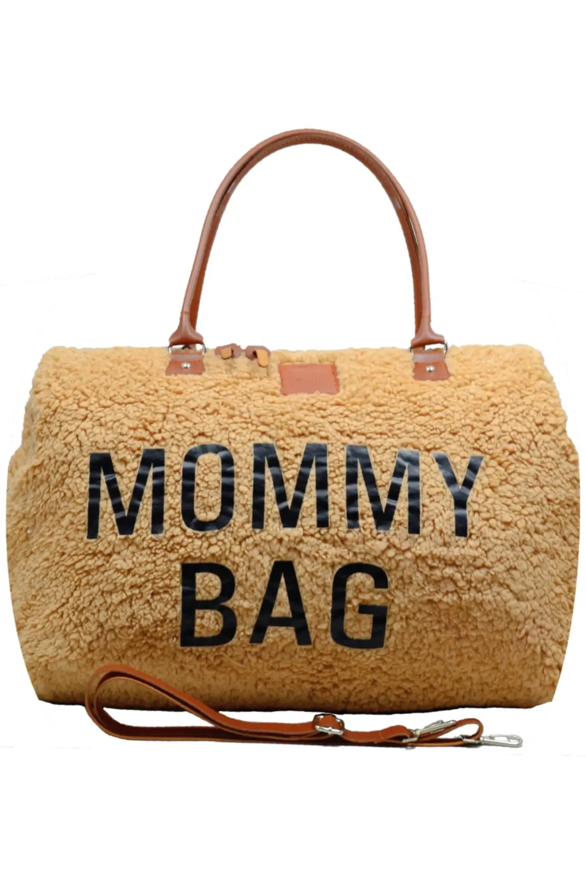 

DOLBOVI Mommy Bag Exclusive Camel lamb plush design Baby mother Baby care and women Bag Hospital Bag