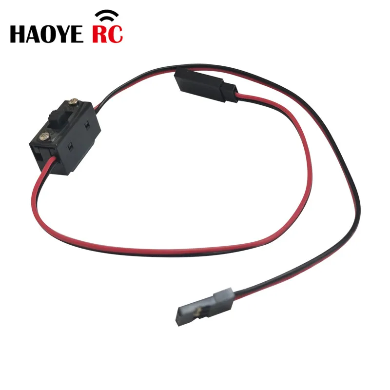 Haoye 1 Pc Replacement Remote Receiver Power Switch High-Current Two-Wire Switch Three-Wire Switch L40 MM For RC Accessories