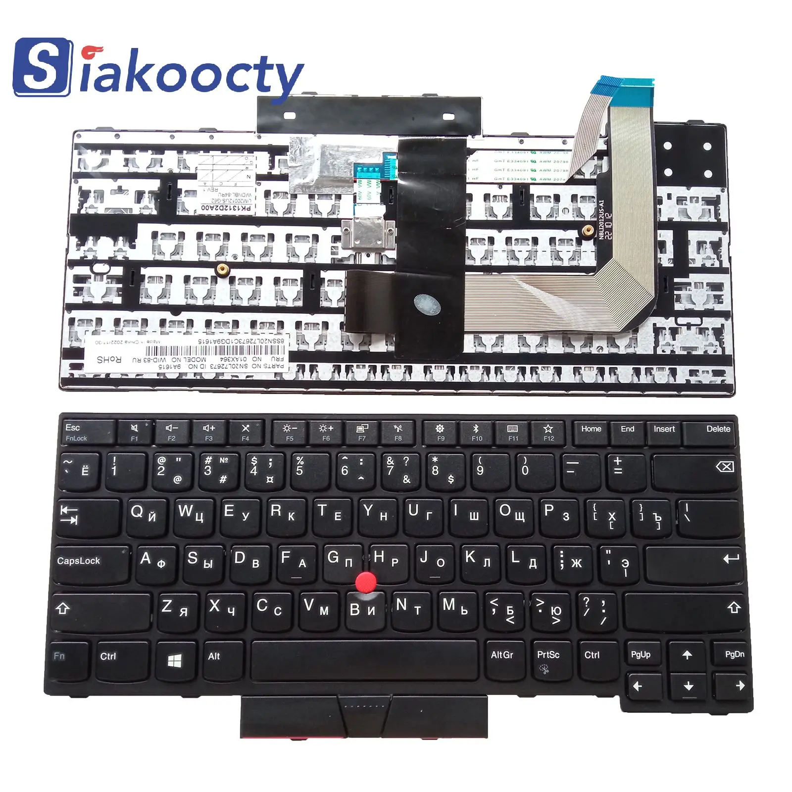 New RU Shen Zhen hot sale new laptop keyboard for  Lenovo Thinkpad T470 T480 A475 A485 Keyboard