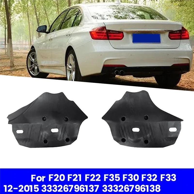 

1Pair Car Rear Lower Control Arm Splash Shield Cover Cap For BMW F20 F21 F22 F35 F30 F32 F33 12-15 33326796137 33326796138