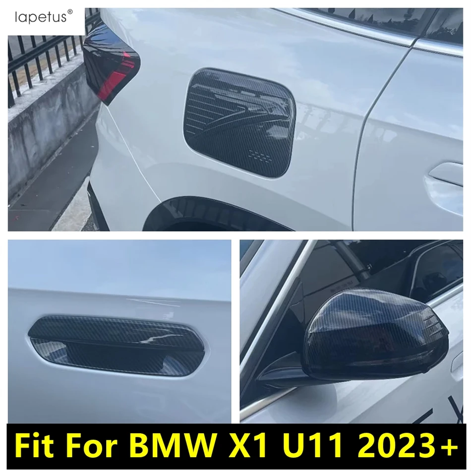 

Door Handle Bowl / Rearview Mirror / Fuel Tank Oil Cap Decoration Cover Trim Carbon Fiber Accessories For BMW X1 U11 2023 - 2025
