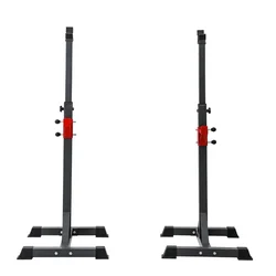 High-quality Adjustable Multifunction Split Type Squat Rack Weightlifting Barbell Rack Strength Training Fitness Equipments