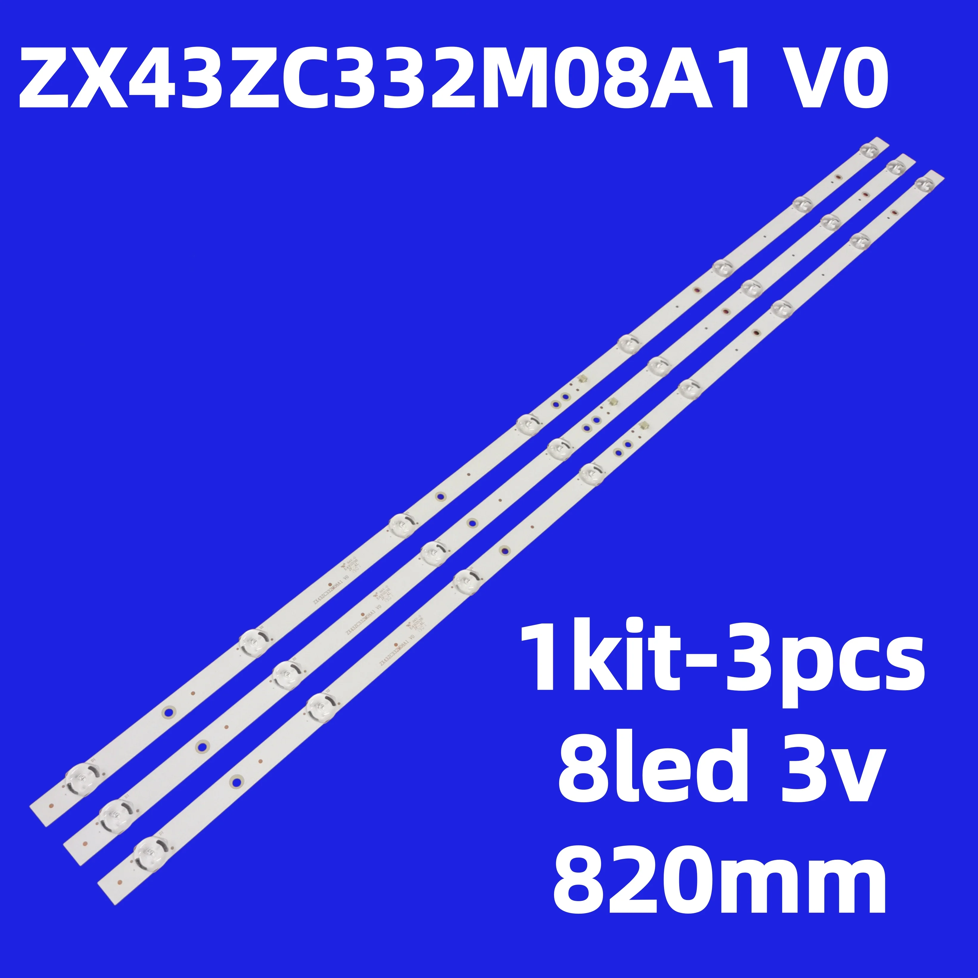 LED Backlight Strip For ZX43ZC33M08A1 V0 820MM