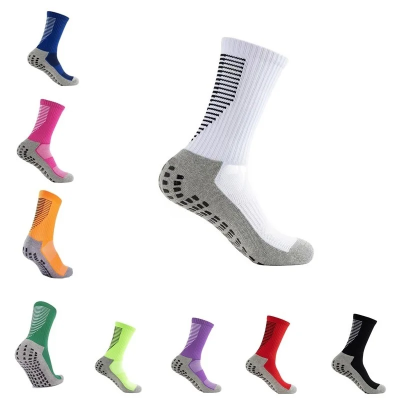 Chaussettes de football en silicone non ald pour hommes et femmes, sports astronomiques, football, basket-ball, grip, nouveau