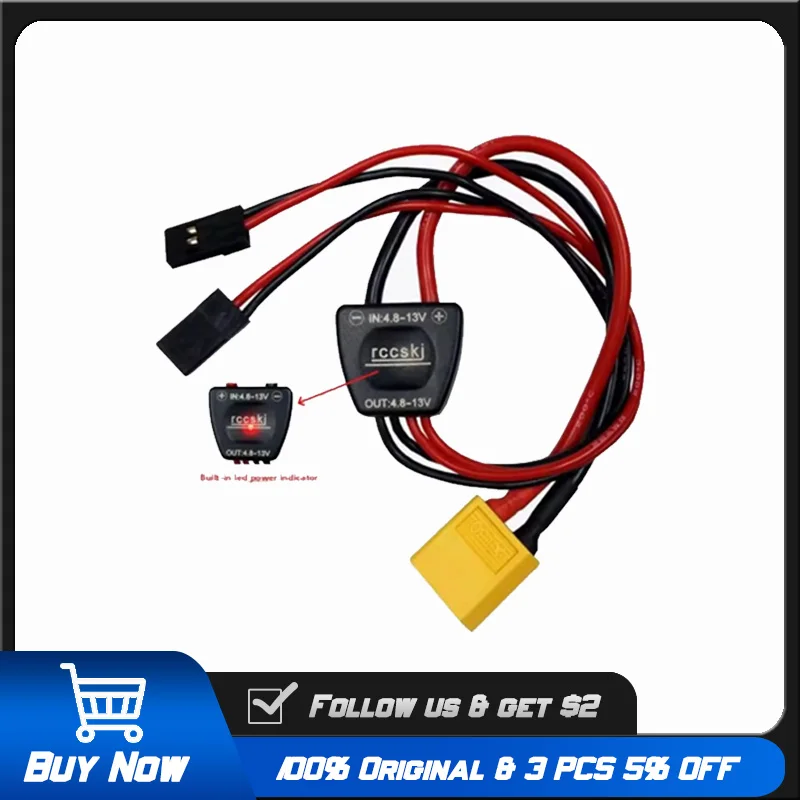 

High Current Power Splitter Cable 12AWG 60A for RC Drone LiPo Battery Parallel Connection with XT60 Connectors