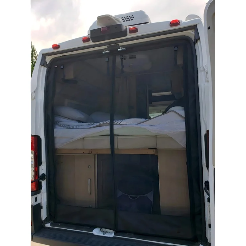 Caravan Insect Screen Flyscreen REAR DOOR For Fiat Ducato Peugeot Boxer Citroen Relay Ram ProMaster 2006+ Camper Vans Motorhomes