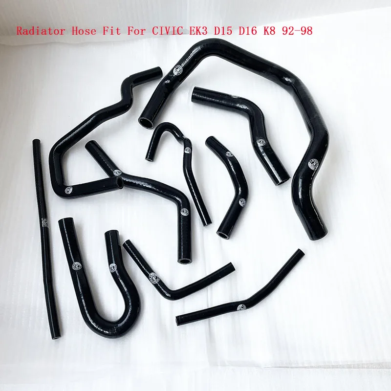 

Силиконовый шланг радиатора для Honda Civic EK3 B16 B18 K8 92-98, для Honda Civic EK3 D15 D16 SOHC EG EK 92-00
