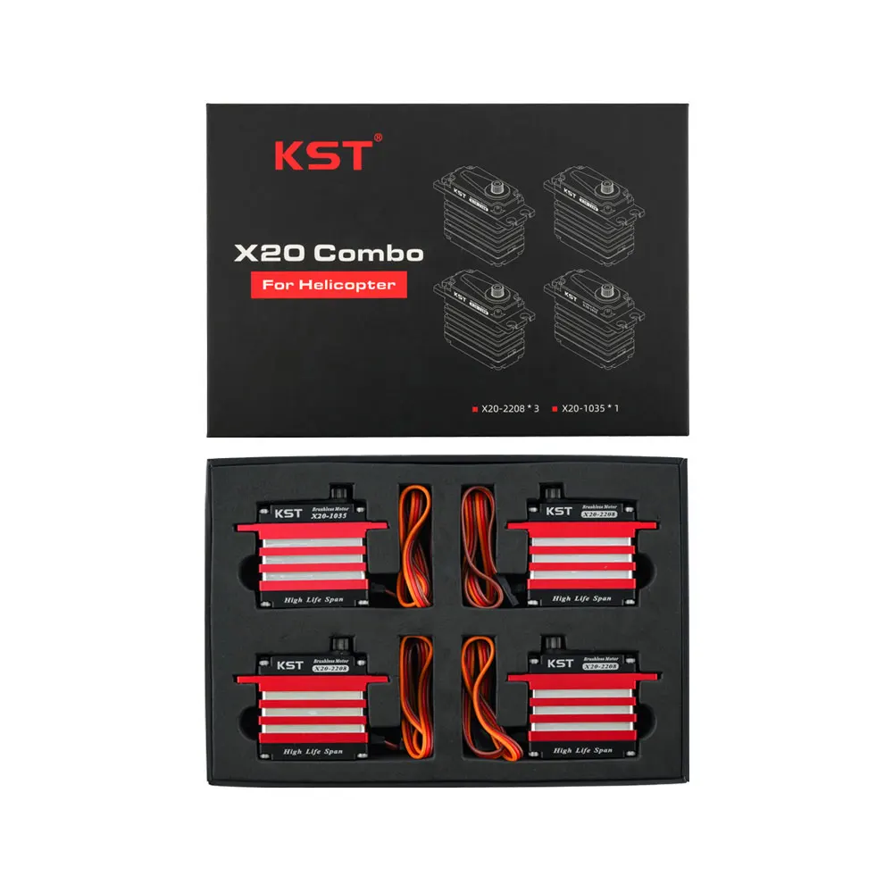 

KST X20 Combo X20-2208 v8.0 + X20-1035 v3.0 Combo set for Rc Helicopter