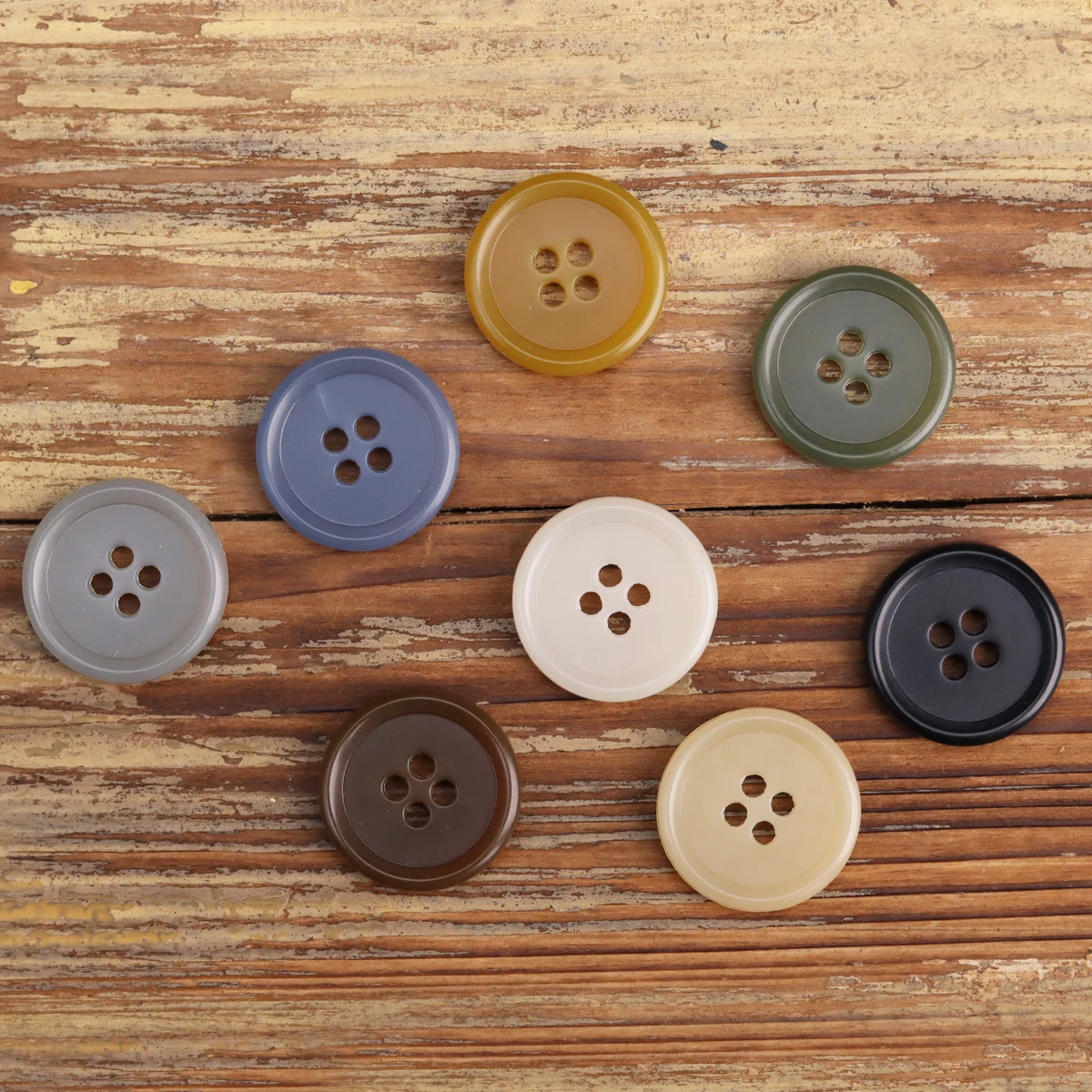 10pcs Simple High Quality Urea Buttons For Clothing 4 Hole Classic Suit Blazer Pants Corduroy Sewing Accessories