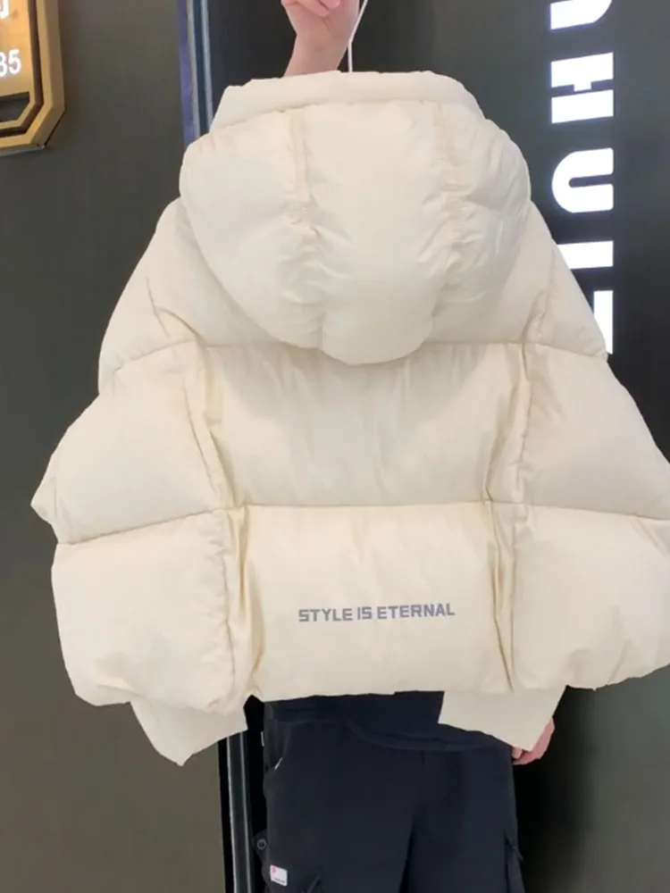 Unique ort Puffer Jaet femmes hiver 2025 nouveau coréen Sle haut de gamme pain manteau Thi vêtements d'extérieur couleur Beige coréen Faion