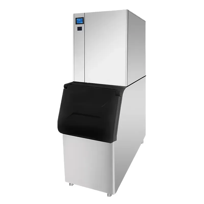 Commercial Automatic Large Square Cube Ice Maker Machine 180kg Storage Capacity 110v/220v Compressor Air Cooling