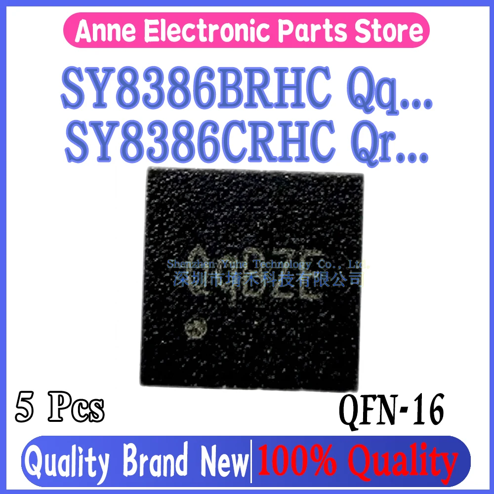(5piece)100% New SY8386BRHC SY8386B QqAZB QqBTB Q9A.. SY8386CRHC QrDDA QrFGC Qr... QFN-16