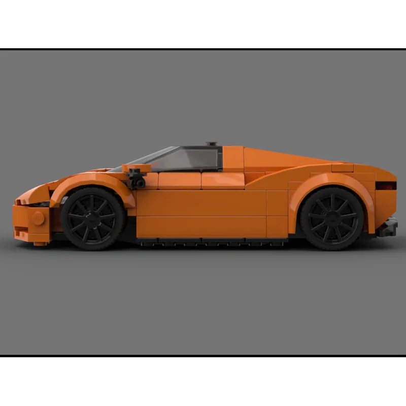 

MOC-237219 Новая классическая роскошная модель спортивного автомобиля, 240 деталей, креативная игрушка в подарок на день рождения для мальчиков и детей