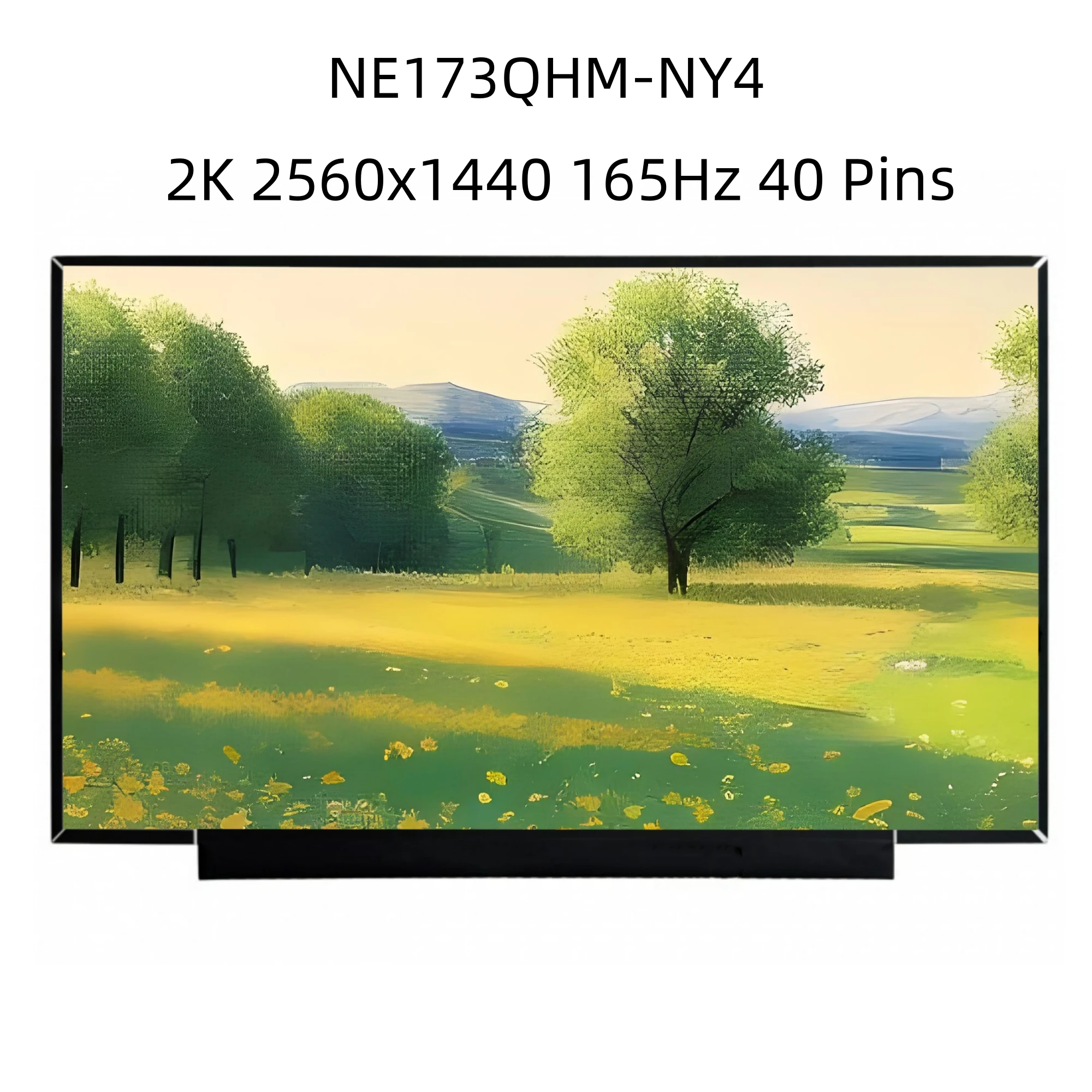 

NE173QHM-NY4 LCD LED Display Laptop Screen Slim 40 Pins 17.3 Inch 2K 2560*1440 165Hz QHD Gaming
