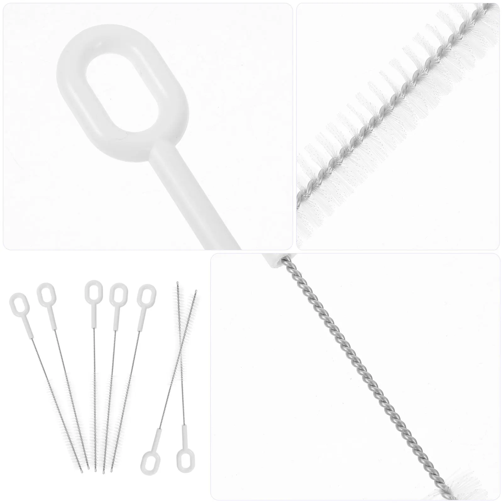 

10pcs Straw Cleaning Brushes Long Stainless Steel for Baby Bottles Lightweight Reusable Bottle Cleaner Tool Cleaners Straw