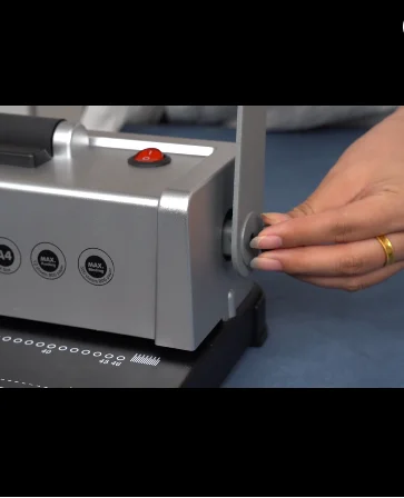 46-Hole Single Coil Electric Paper Binder Machine for Office Book Binding Machine Price Direct From Factory