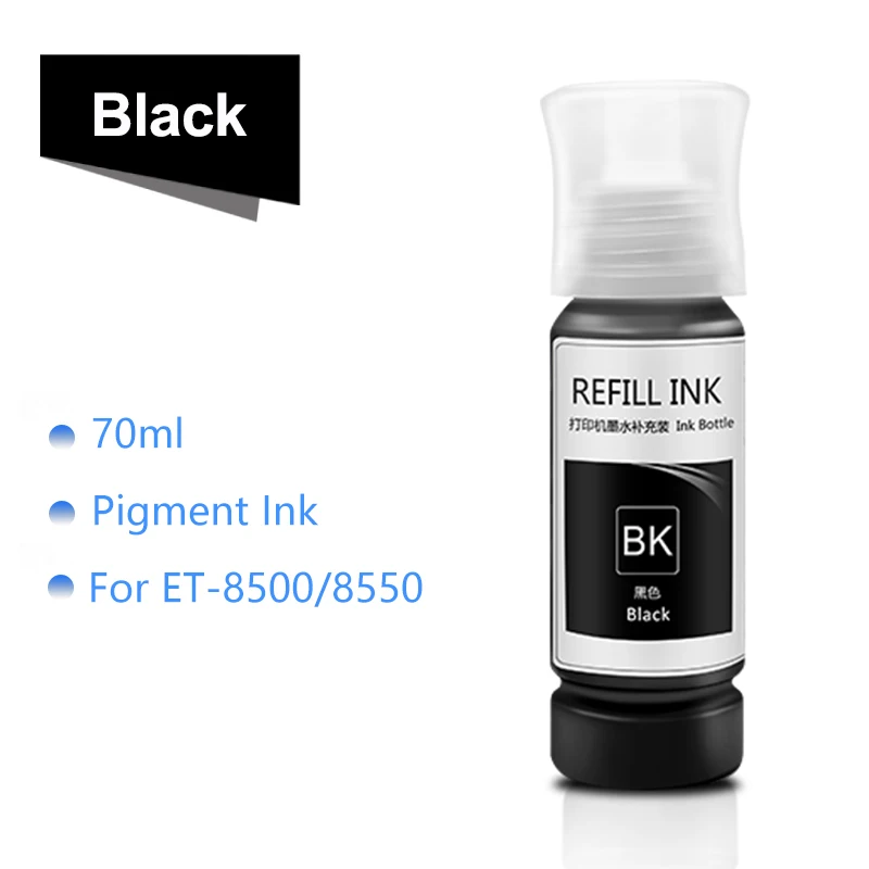 T552 T114 Refill Ink For Epson Eco-Tank ET-8500 ET-8550 Photo Inkjet Printer (5 Color and 6 Color is Available)