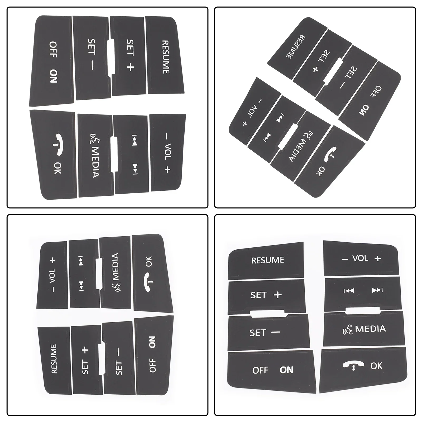 Améliorez l'aspect et la fonctionnalité de vos cellules de contrôle pour FORD Focus 2008 2010 avec des décalcomanies de réparation de boutons