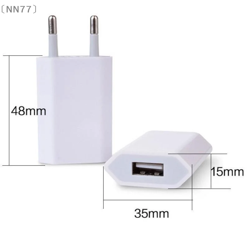 〔NN77〕1-5PCS Universal 5W EU Plug Travel USB Wall Charger 5V 1A Fast Charging For  6 6S 7 8 Plus X XS Max XR Mobile Phone AC Ada - view 6