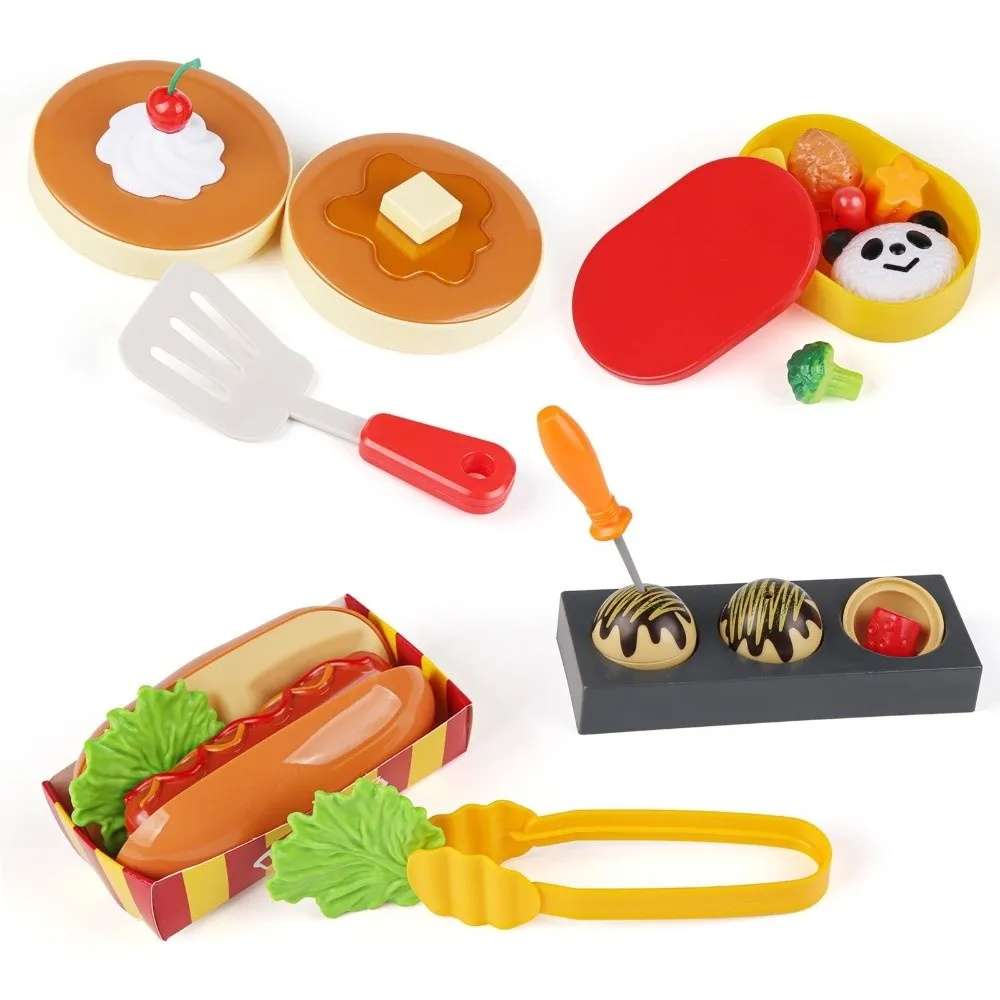 

Simulated Fun Simulation Toys Educational Stress Reliever Jelly Pudding Toys Food Vegetable Hamburger Chewable Play Kitchen Toy