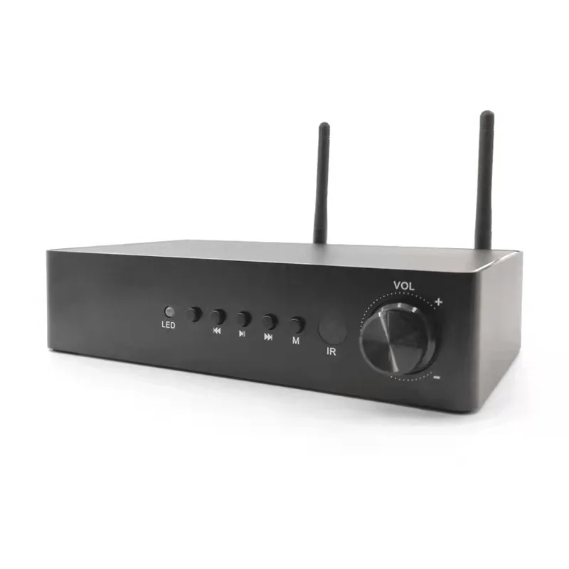 Imagem -06 - Amplificador Digital Multiroom Equalizador de Airplay Wi-fi e Bluetooth Hifi Stereo Classe d Aplicativo Gratuito Wa60 60w Ess9023