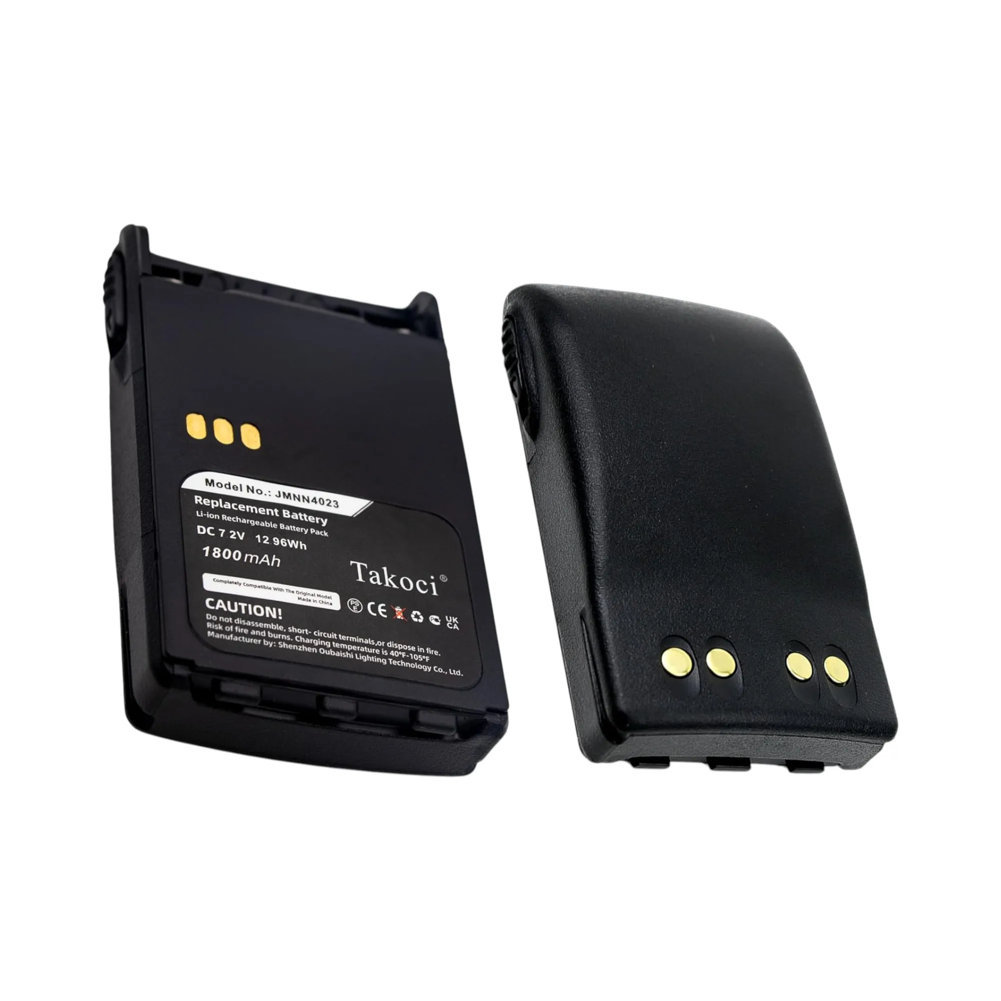 

Replacement Battery 1800mAh for Motorola,GP328 Plus,GP329 Plus,GP338 Plus,GP344,JMNN4023,JMNN4023BR,JMNN4024