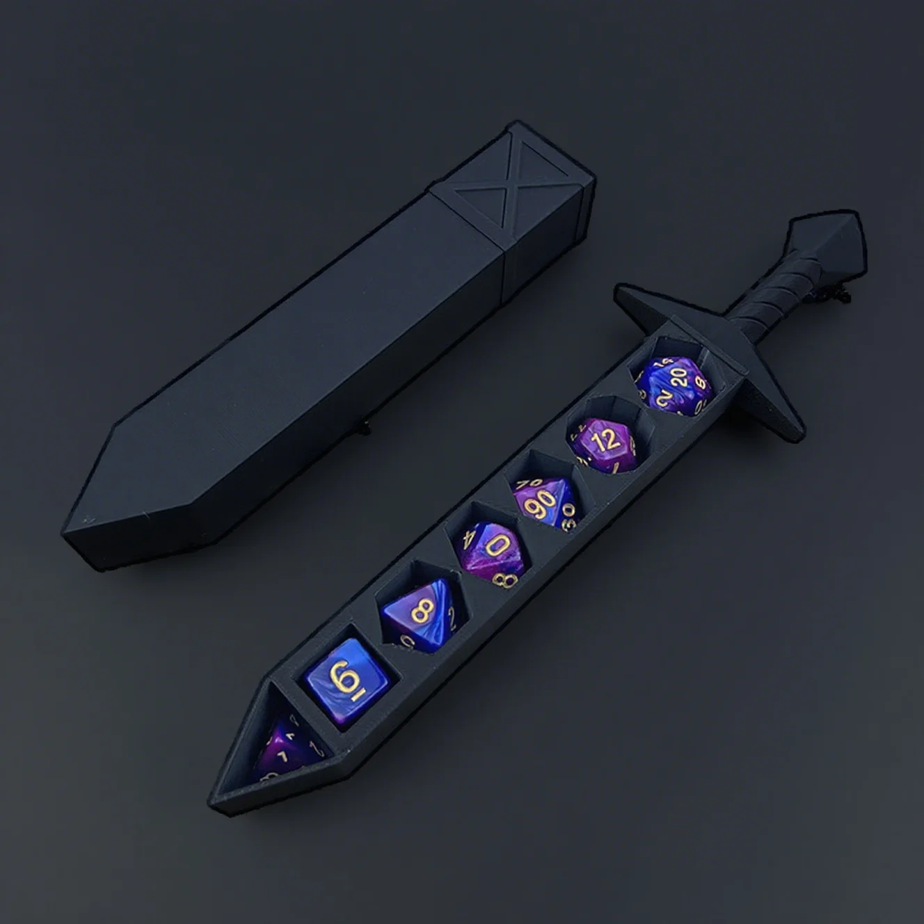 

1 Pcs/ set DND Dice Sword Accessory Dice Storage For RPG Dungeons & Dragons Game For DND Accessory MTG,RPG,TPRG Game Accessory