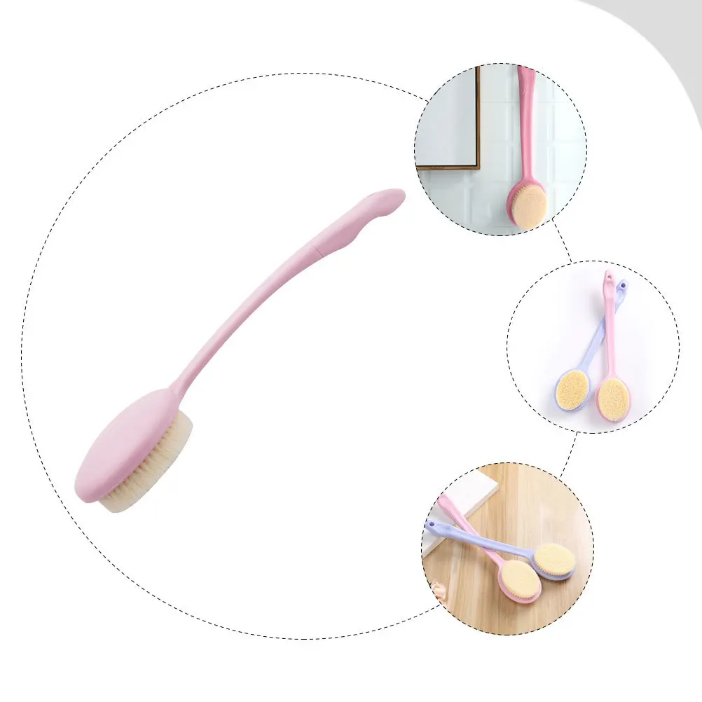 

Heavy Duty Back Scrubber for Bath Long Handle Shower Brush Exfoliating Body Wash Bathing Accessory for Sensitive Skin