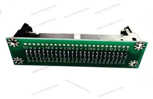 10pcs 50Pin PCB Adapter Board 2.54mm Pitch with DC Connector Soldering Transfer Board