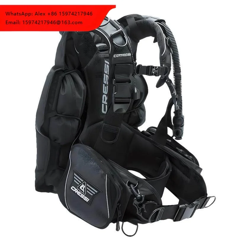 CRESSI COMMANDER EVOLUTION High-Capacity Back-Inflatable Buoyancy Adjuster