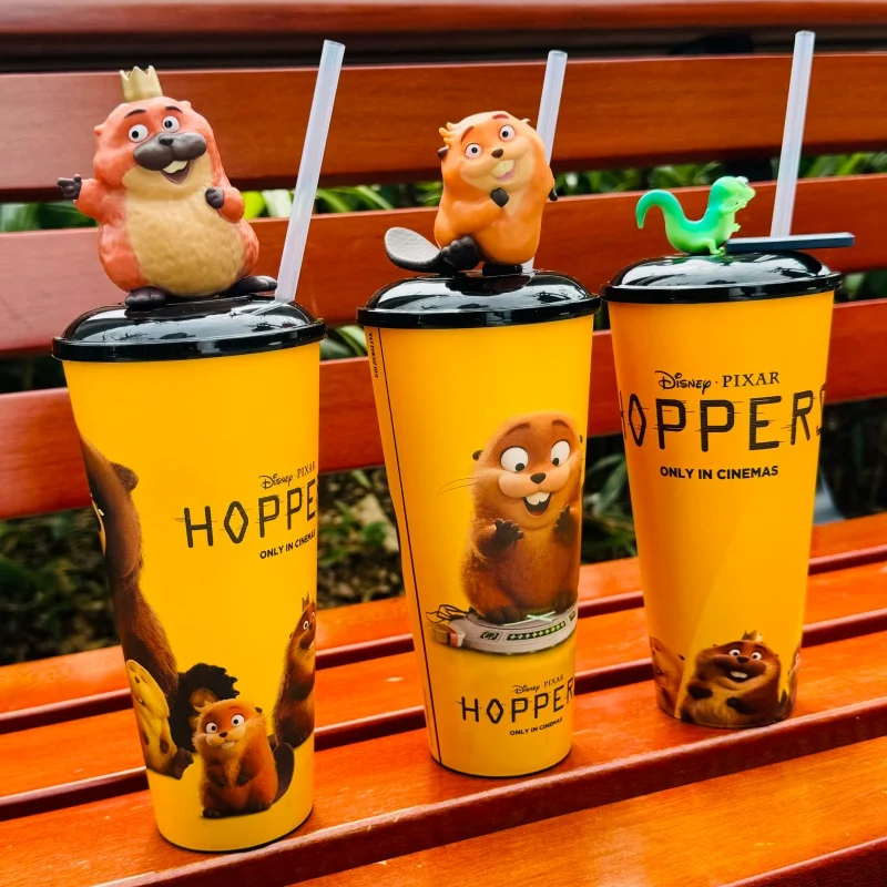 

Кружка-трансформер в форме бобра Хоппера из Дисней Пиксар, кружка-игрушка в форме ящерицы Мэйбао