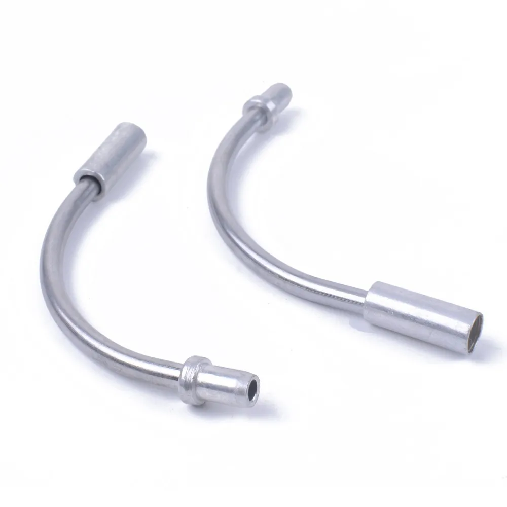 Aluminum Bicycle V Brake Noodles Bend Tube Cable Guide Rubber Head Hose Brake Bicycle Parts MTB Accessory