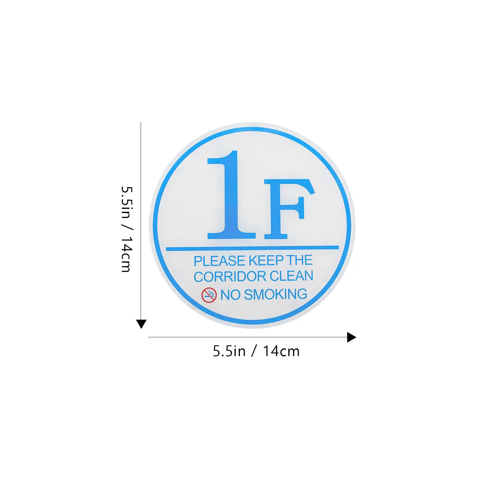 Acrylic Floor Storey Number Sticker Large Door Number Sign for Wall Tile Surface Apartment Dorm Restaurant Easy Application view 6