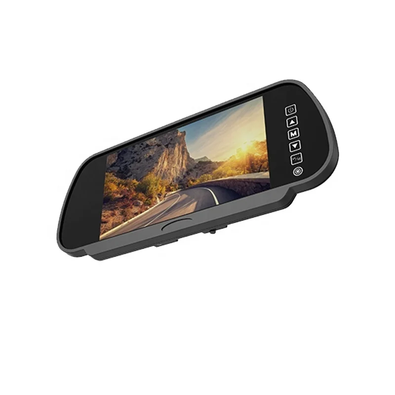 LaBu Official-Website 7 Inch Truck Tarking System Rearview Mirror With Camera Car Electronic Devices For Trucks Buses