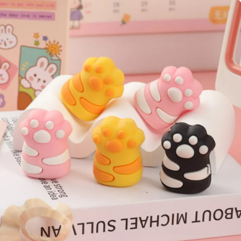 24 pcs/lot Kawaii Cat Pencil Sharpener Cute Hand Mechanical Cutter Knife Stationery Gift School Supplies