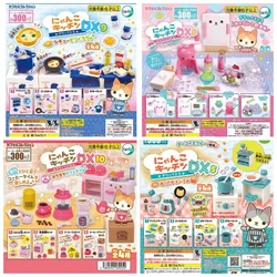 TARLIN Gashapon Figure Anime Kawaii Cat Kitchen Appliances DX9 Miniature Gacha Figurine Cute Capsule Toy Doll Accessories Model