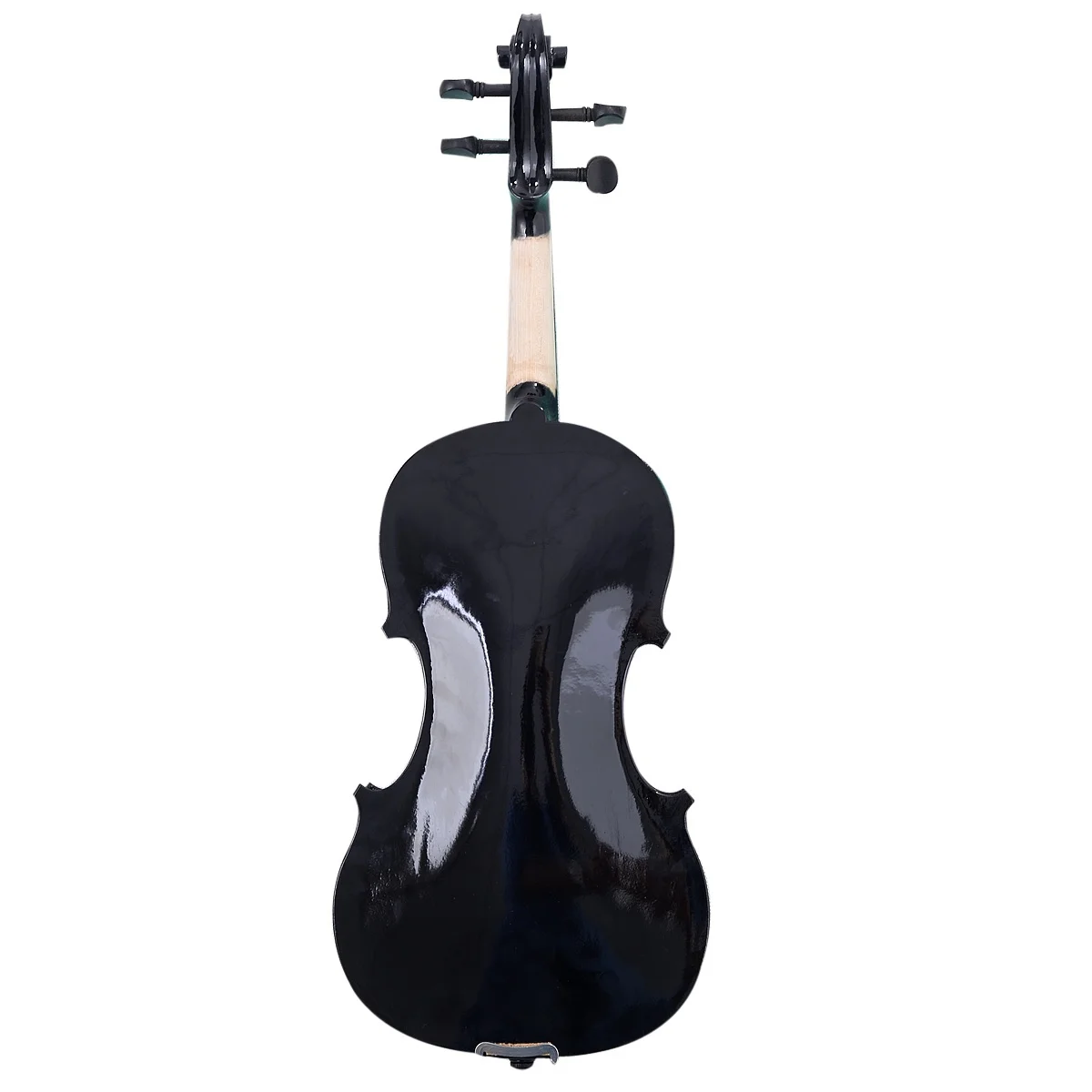 Black 4/4 Violin High Quality String Instrument Solid Wood Acoustic Fiddle With Box Musical Accessories Kids Gifts