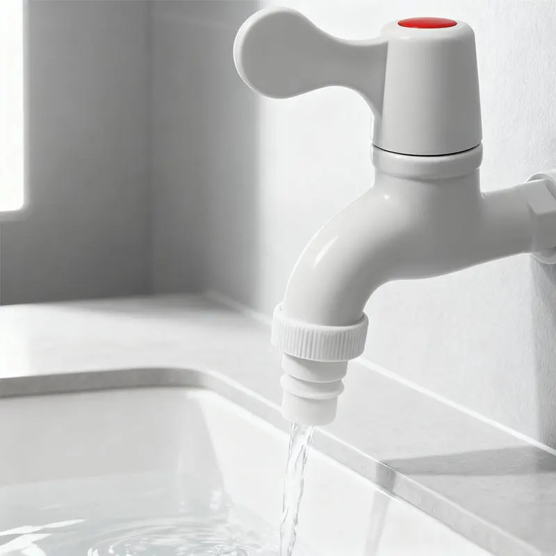 صنابير الحمام صنبور حوض الاستحمام البلاستيك مياه الحنفية بالوعة الحمام صنبور الموضوع حديقة الري موصل اكسسوارات الحمام