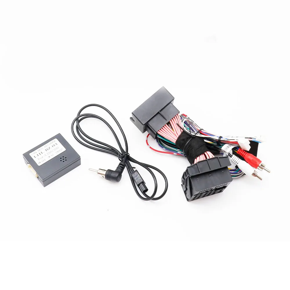 9Inch 2DIN Car Frame Fascia Adapter Canbus Box For Decoder Benz C Class C180 C200 W204 S204 Android Radio Dash Fitting Panel Kit