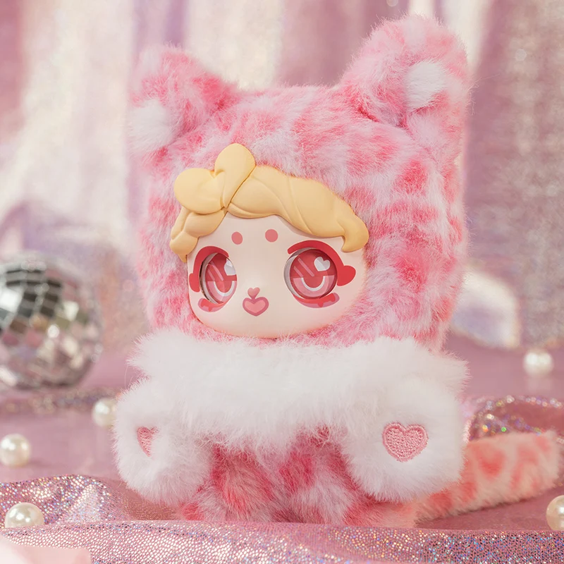 Pengpeng Pawsection Cute Evil Group Series Blind Box Kawaii Doll Hanger Cartoon Desktop Decor Mystery Box Girl Surprise Gift