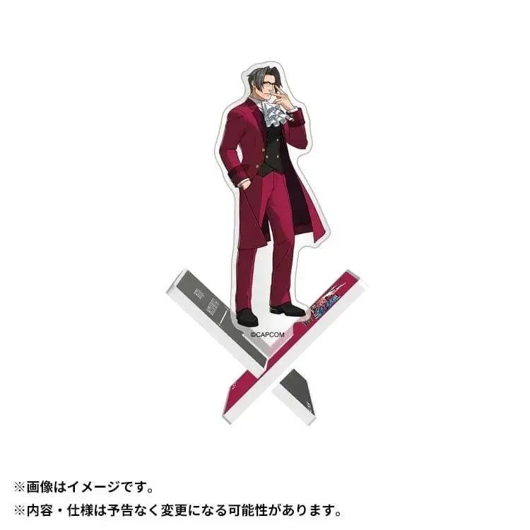 Anime Ace Attorney Miles Edgeworth Phoenix Wright Cosplay Acrylic Standing Sign Cartoon Stand Figure Indicative Board Xmas Gift