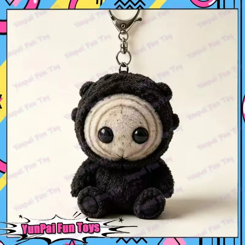 Image of Ghost Palace Heebu-ryeong Plüschtier-Anhänger, weiche Stoffpuppe, Taschendekoration, niedliches schwarzes Spielzeug der Donggung-Serie, Geschenk
