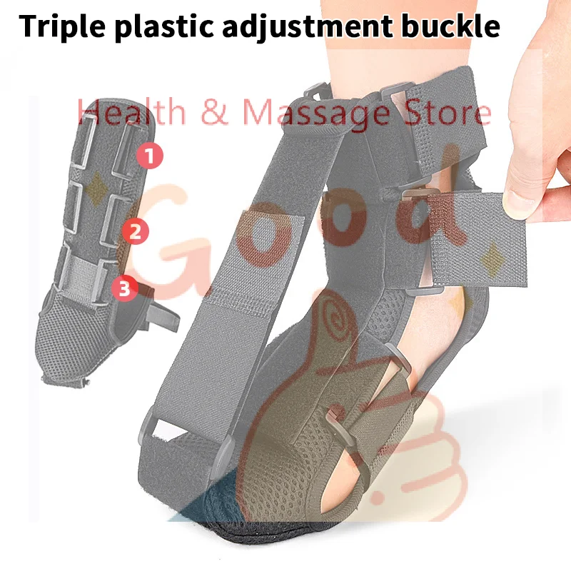 Adjustable Night Splint For Plantar Fasciitis Pain Relief Soft Foot Drop Brace Sleeping Achilles Tendon Stretcher Boot Nighttime
