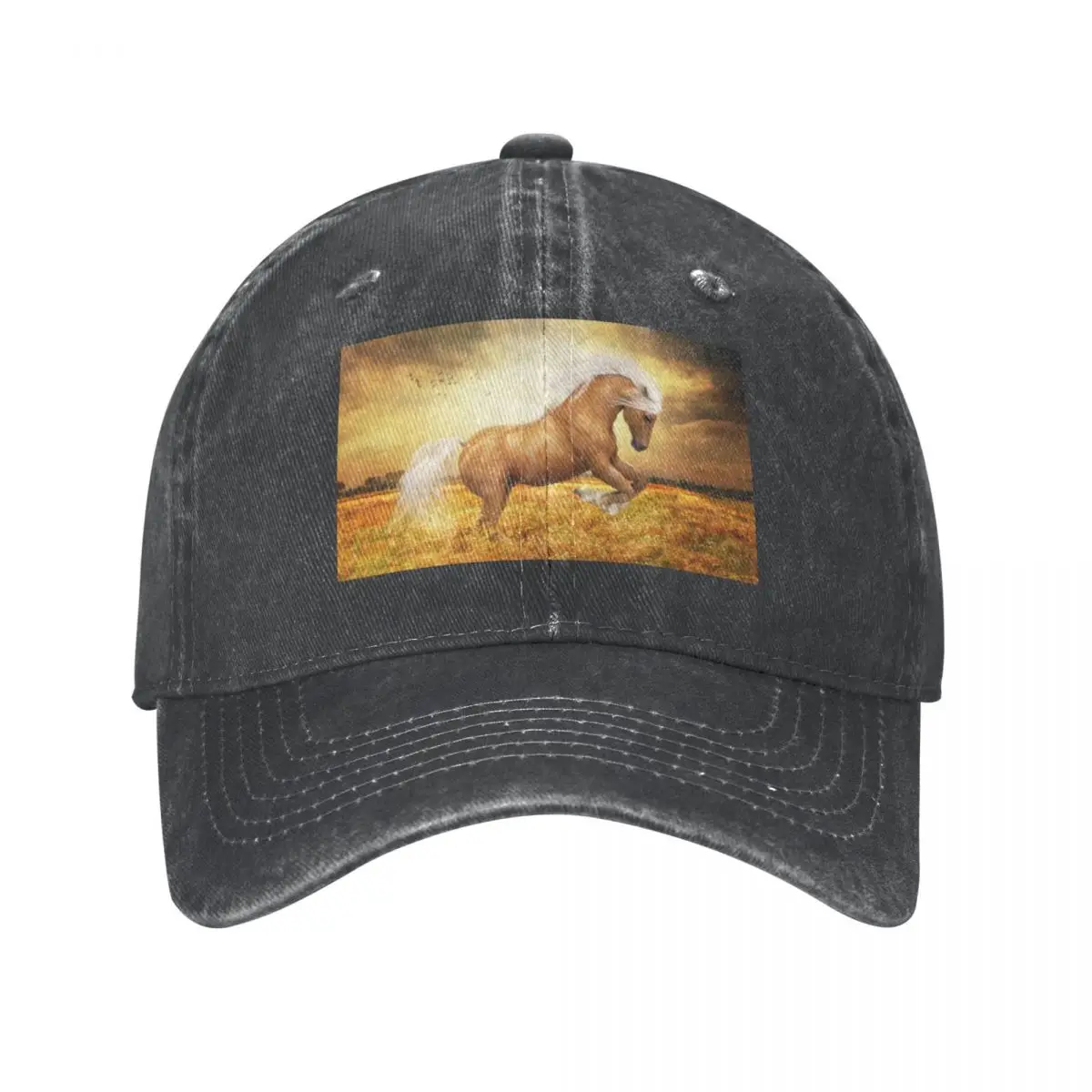 Palomino Horse Sundance Cap Cowboy Hat Golf hat man Men's cap Women's