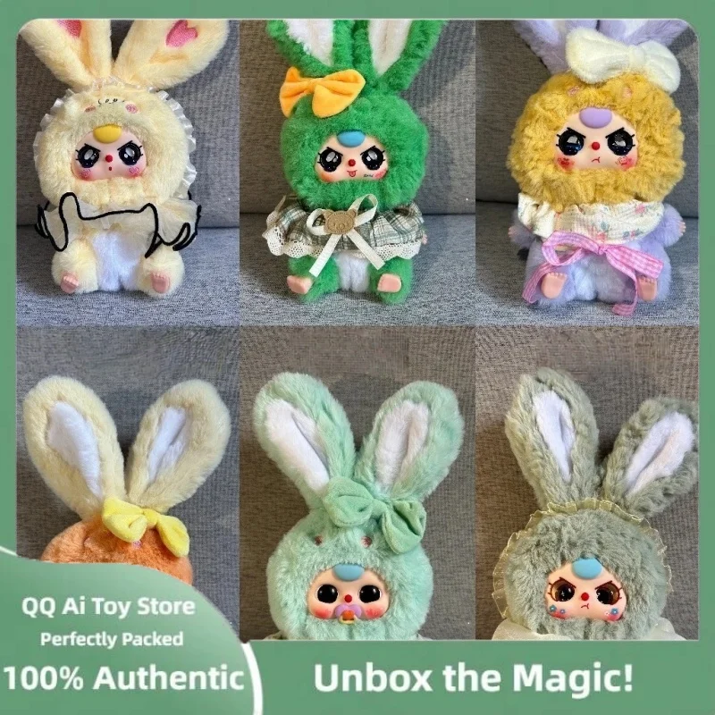 

Hot Babythree Lily Rabbit Town V2 Series Plush Blind Box kawaii Doll Pendant Surprise Ornament Kid Birthday Christmas Gifts Toy