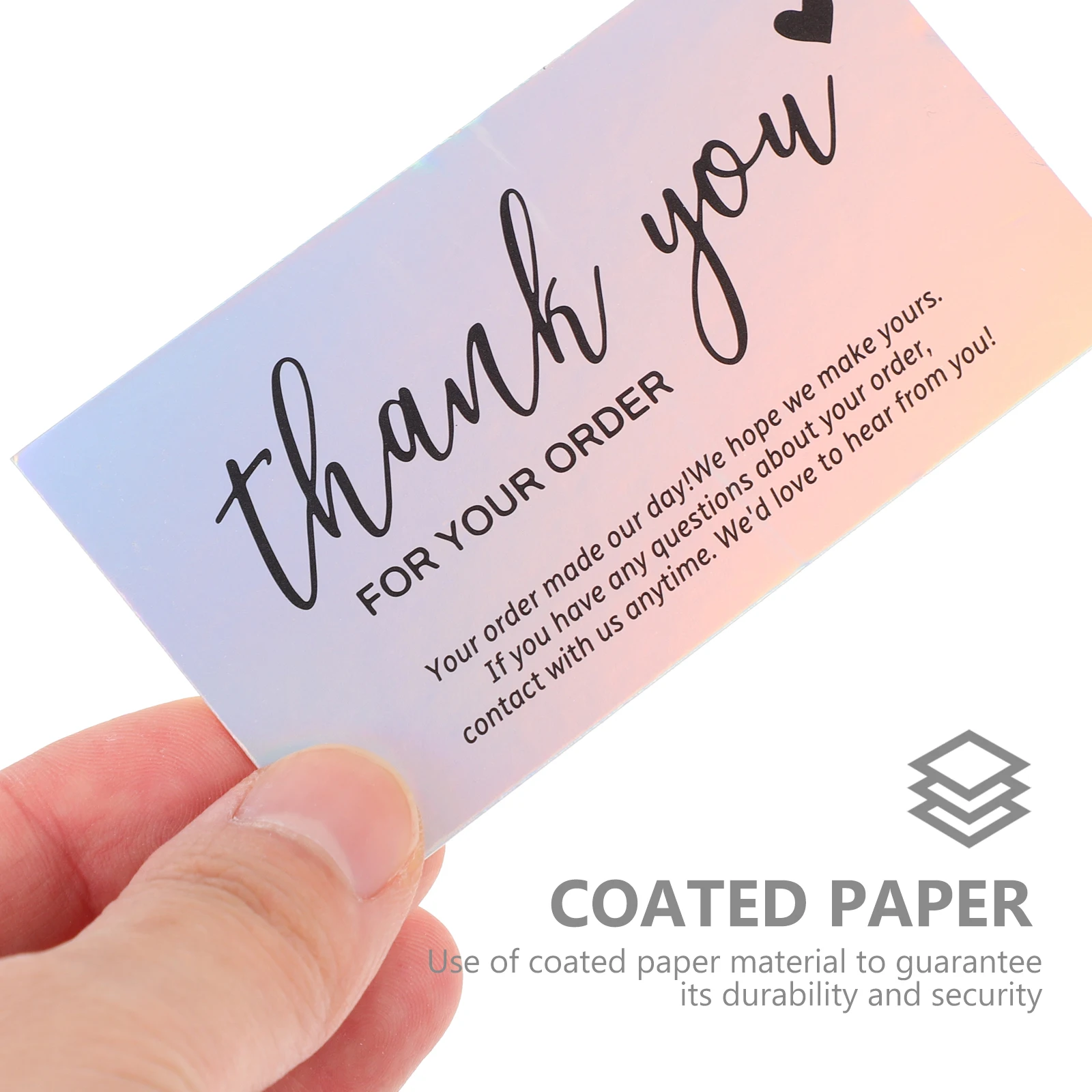 

50 Pcs Thank You Card Notes Postcard Cards Business Bulk Greeting Small Postcards