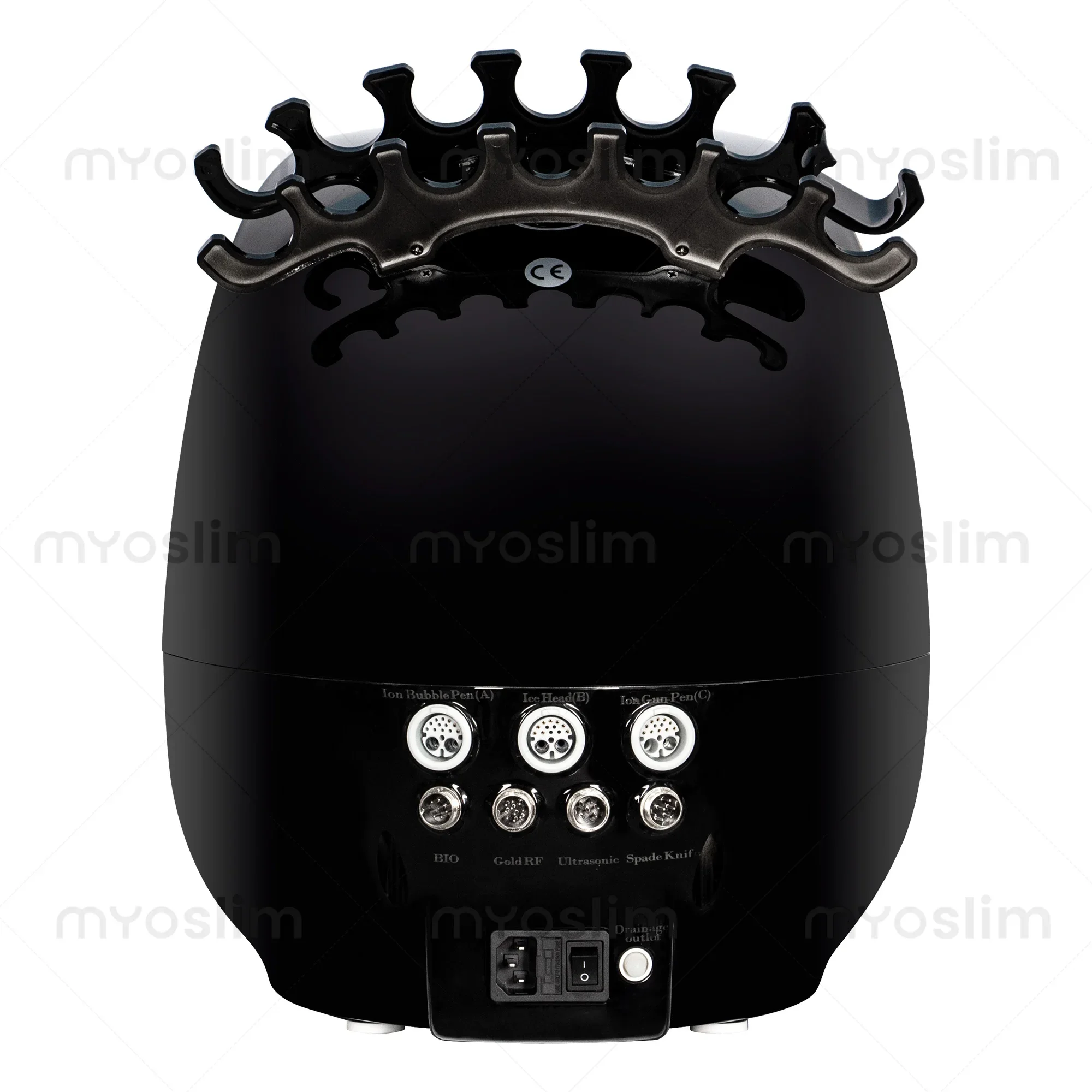 مطحنة الجلد الأزرق الجليدي الأكسجين رذاذ ذكي مع جهاز تنظيف تقشير الفقاعات الصغيرة الحالية الصغيرة للبشرة المتوهجة